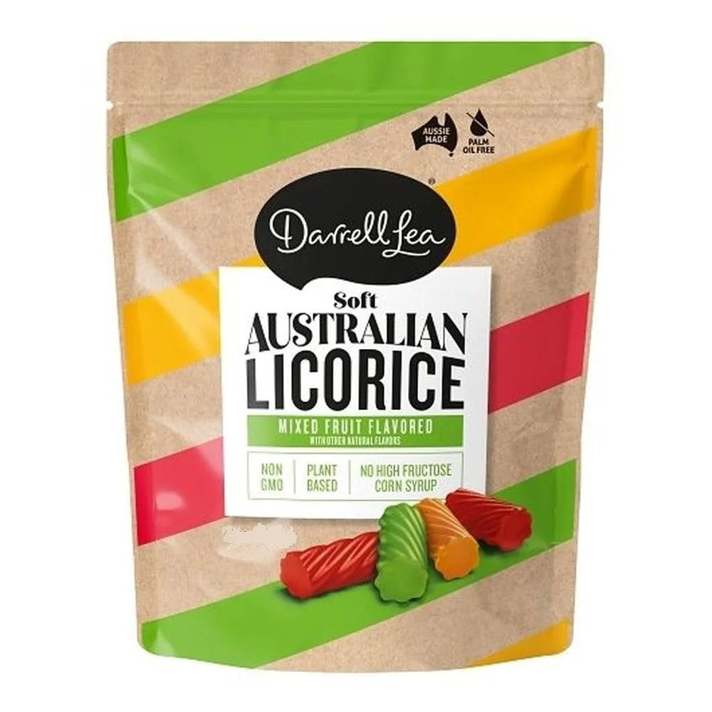 Darrell Lea Soft Australian Made Licorice, Mixed Fruit Flavor, 28 Ounce