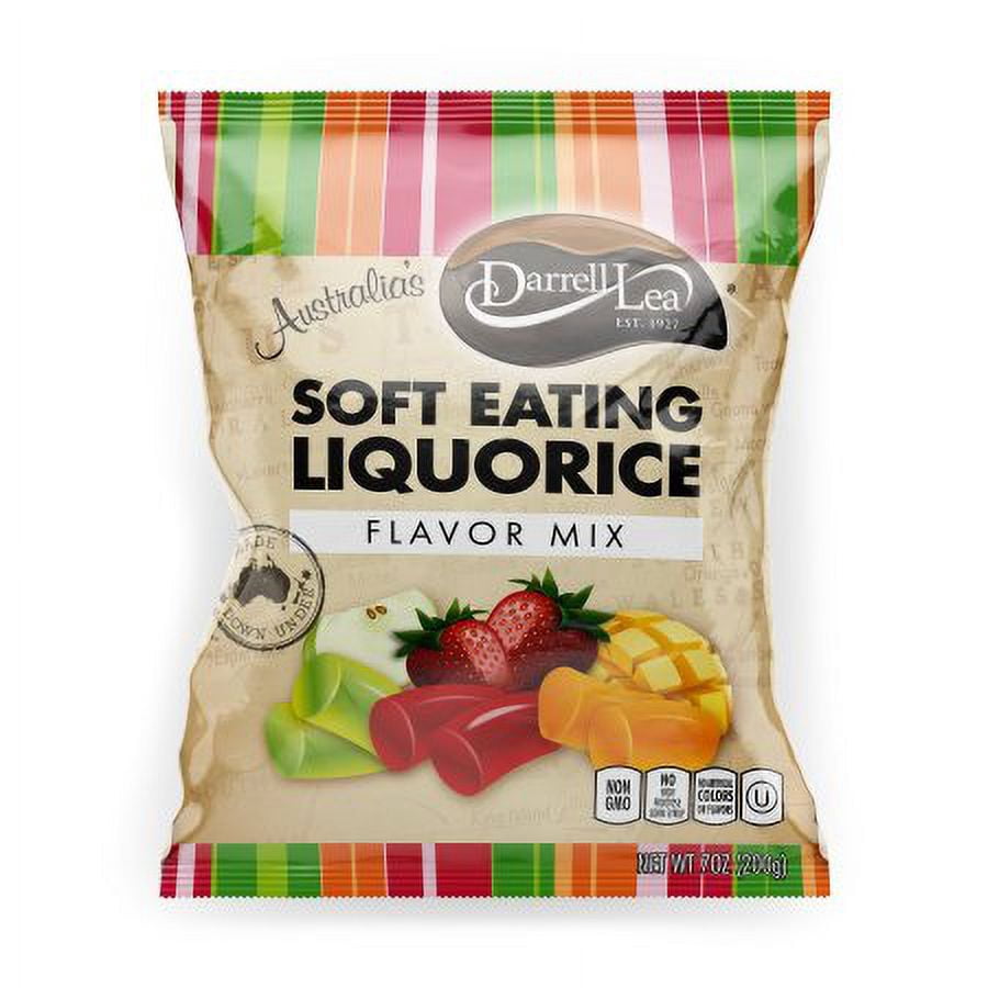 Darrell Lea Soft Eating Liquorice, Mixed Flavor (Pack of 20)