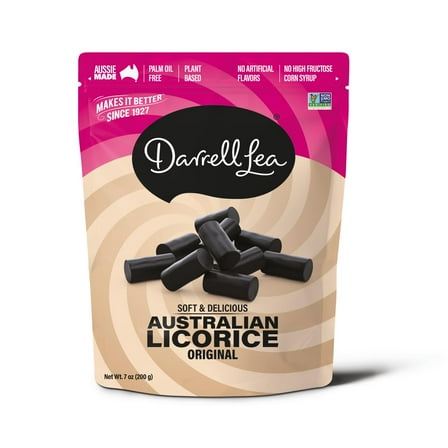 Darrell Lea Soft Eating Original Flavor Licorice Bites, 7 oz. Regular Bag