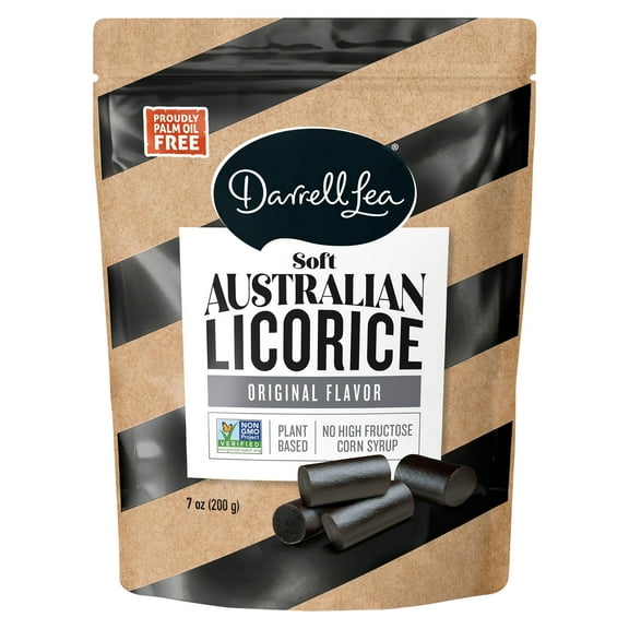 Darrell Lea Soft Licorice Black 7 oz (Pack Of 16)