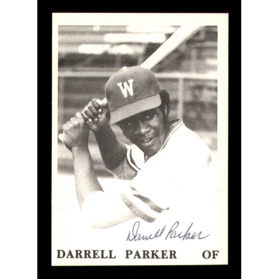 Darrell Parker Autographed 1975 TCMA Rookie Card Waterloo Royals SKU #231538