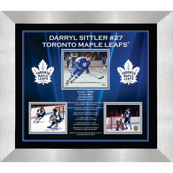 Darryl Sittler Framed Career Collage - Officially Licensed NHL Wall Art
