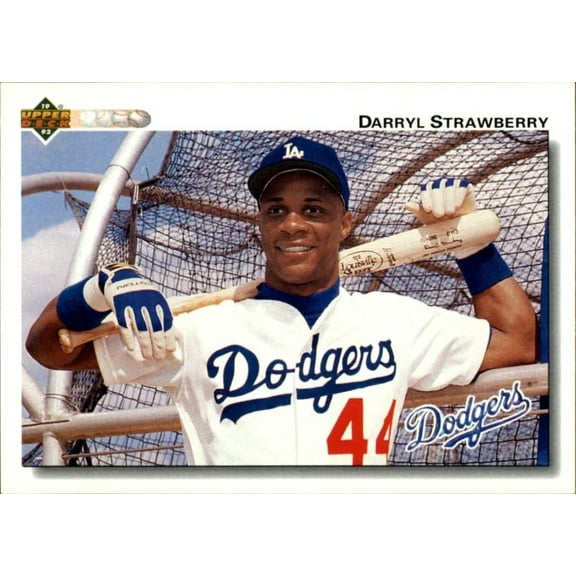 Darryl Strawberry 1992 Upper Deck MLB #174 Baseball Card Los Angeles Dodgers