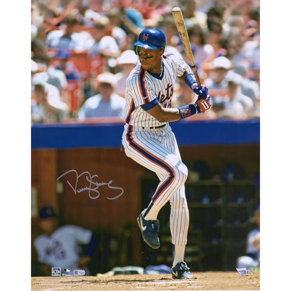 Darryl Strawberry New York Mets Autographed 16" x 20" Hitting Photograph - Fanatics Authentic Certified
