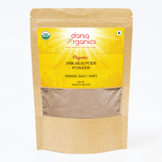 Darsa Organics Shikakai Pods Powder | 8 oz Pouch | Acacia Concinna