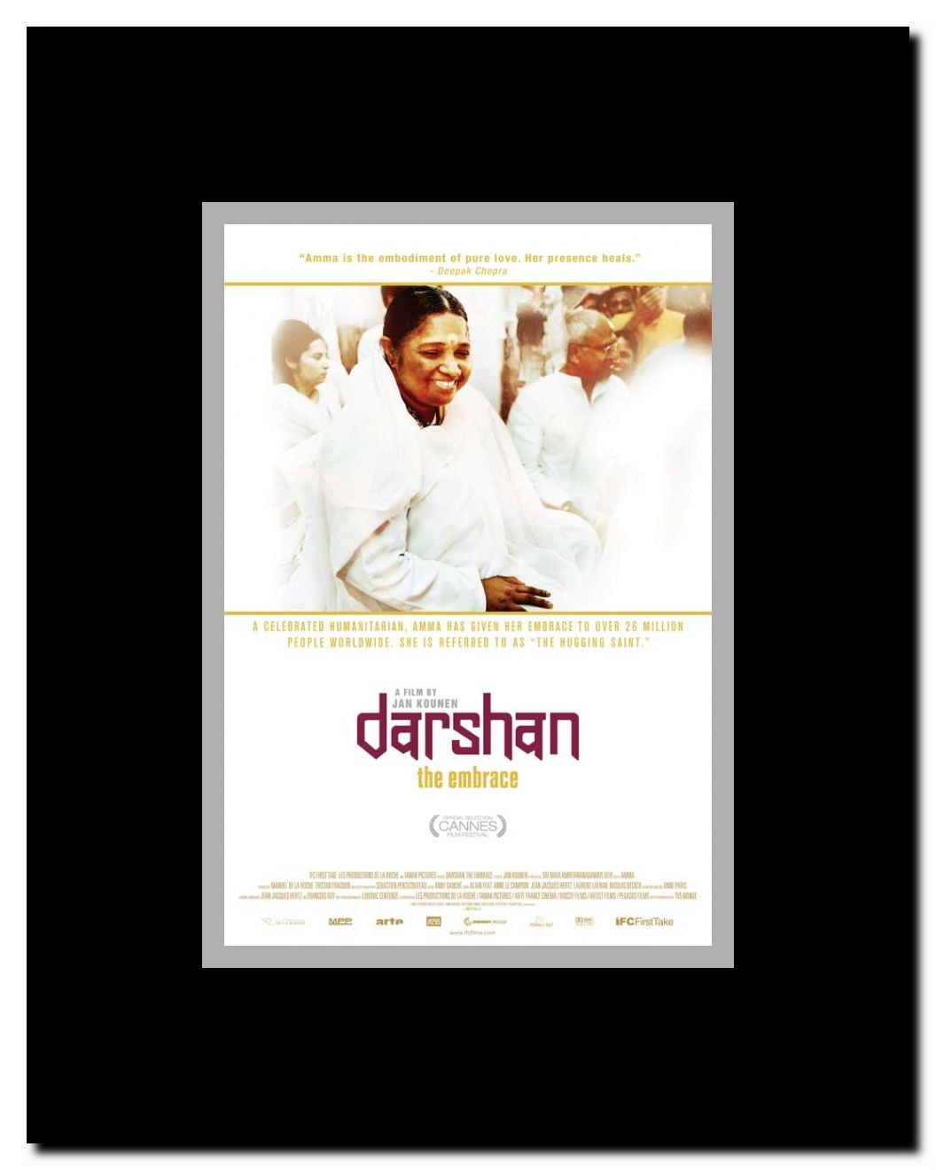 Darshan: The Embrace Framed Movie Poster