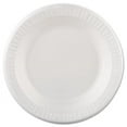 thumbnail image 1 of Dart Quiet Classic Laminated Foam Dinnerware, Plate, 10.25" dia, White, 125/Pack, 4 Packs/Carton, 1 of 4