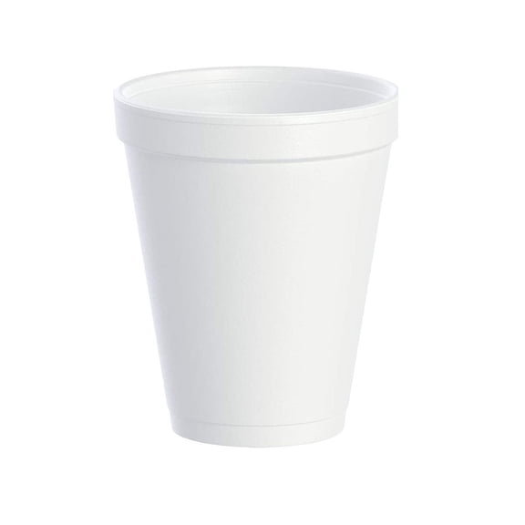 Dart 10J10 White Foam 10 Ounce Cup. Pack 50