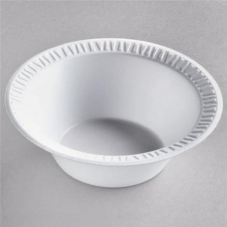 Dart 12BWWCR CPC 10 - 12 oz Unlaminated Bowl Foam -White, Case of 1000