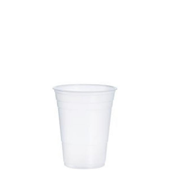 Dart 16 oz Translucent Cup Plastic Polystyrene - Case of 1000