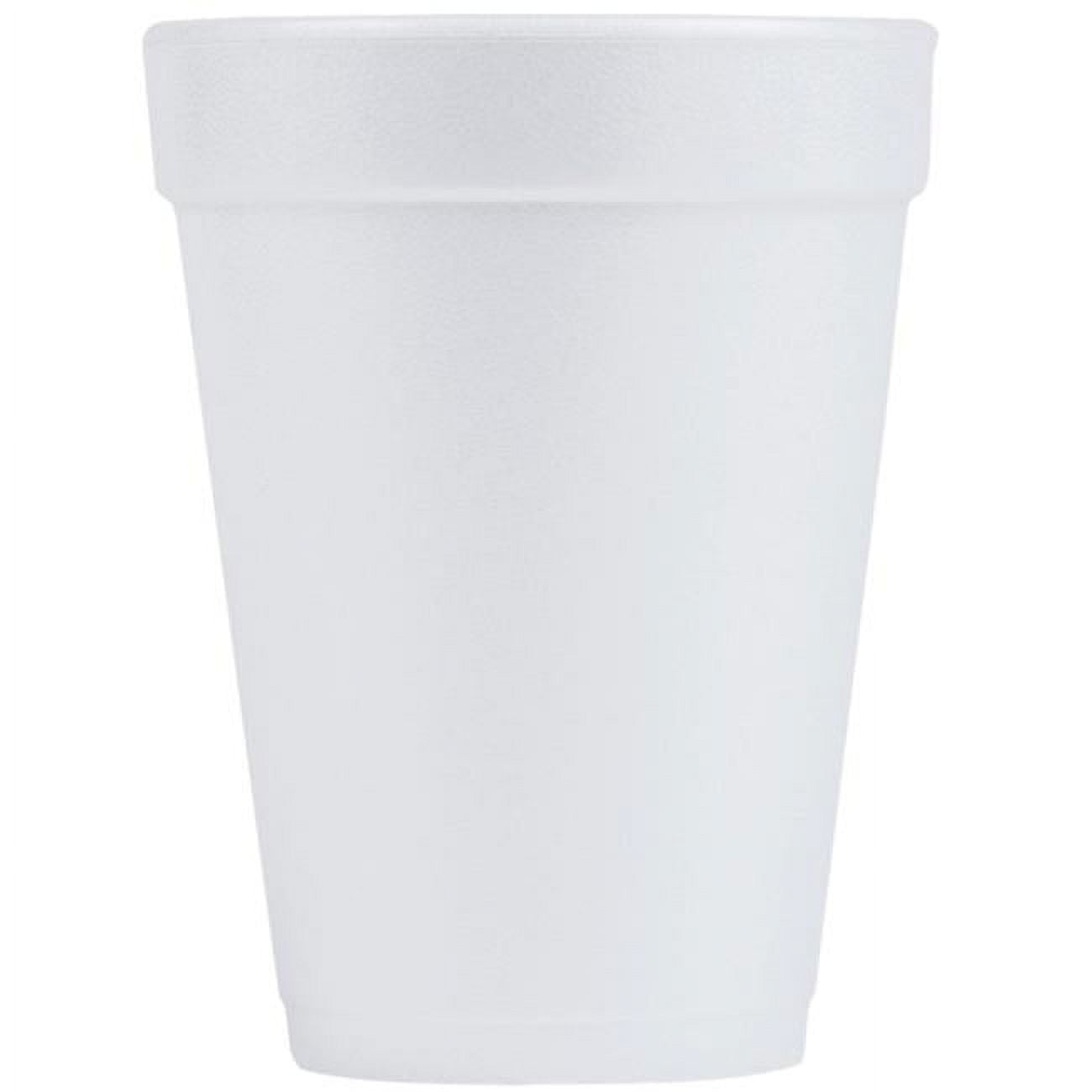 Dart 16J16 PEC 16 oz White Foam Cup - Case of 1000 - Walmart.com