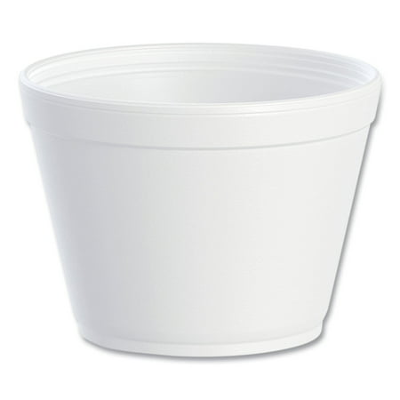 Dart 16MJ32 16 oz. Extra Squat Foam Containers - White (500/Carton)