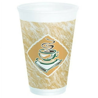  Emerald Green Solid Paper Cups - 12 oz (Pack Of 10