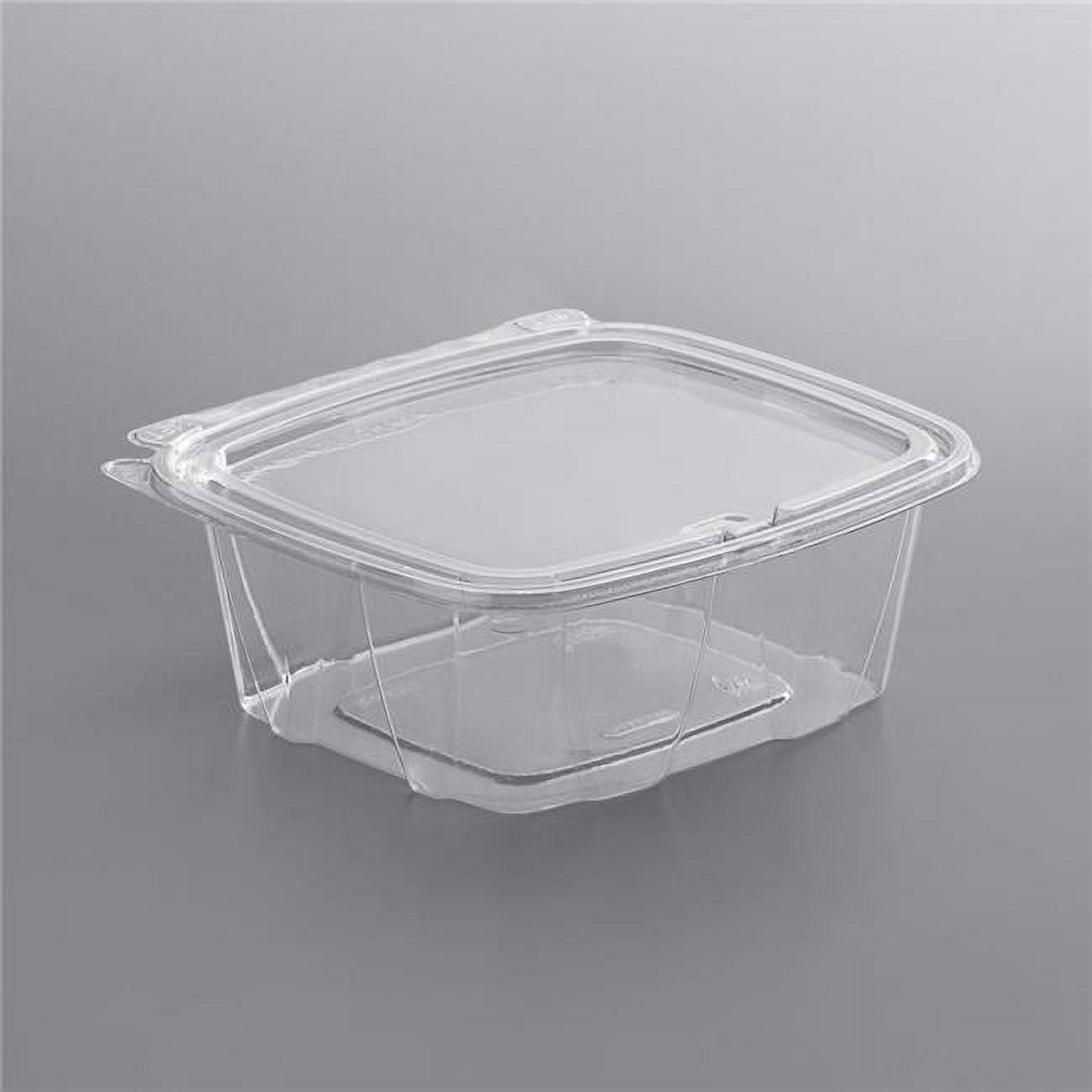 Dart 32 oz Clearpac Safeseal Hinged Pete Tamper Evident Container with ...