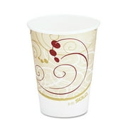 Dart 378SM-J8000 8oz Symphony Design Hot Cups - Beige (1000/carton)