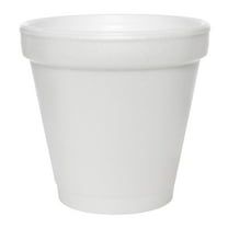 Dart 4J4 4 oz Foam Cup, 4 Series Lids (Case of 1000),White