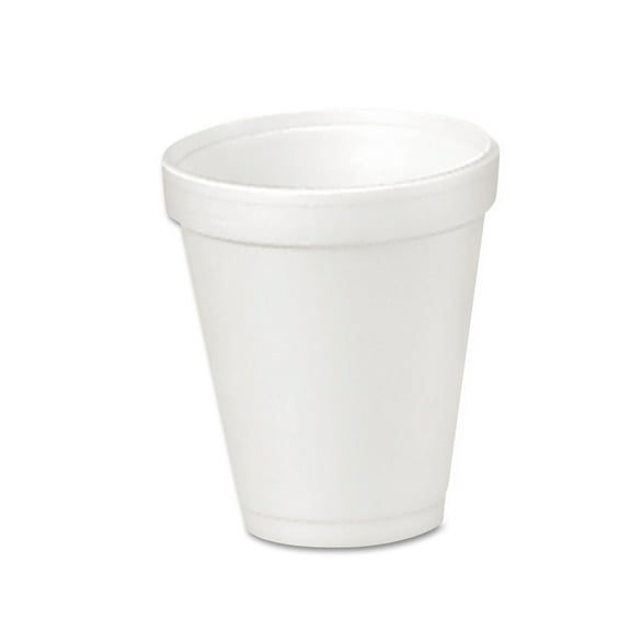 Dart 4J4 4 oz. Foam Drink Cups (25/Bag, 40 Bags/Carton)