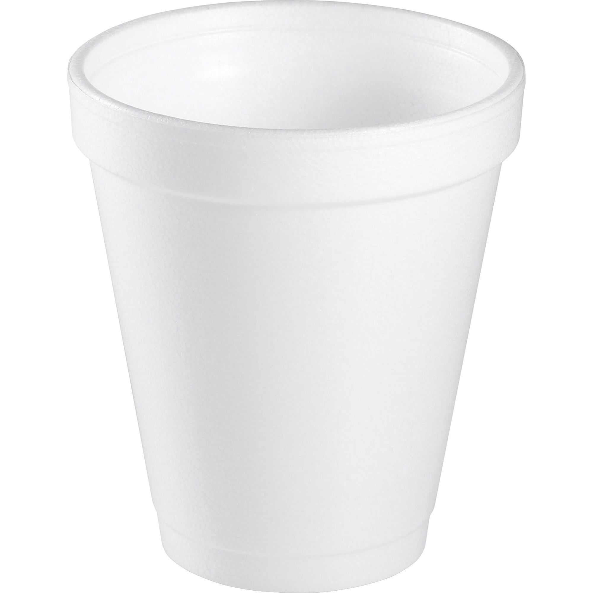 Dart 6J6 Drink Disposable Foam Cups, 6 oz, White, 1000 Count