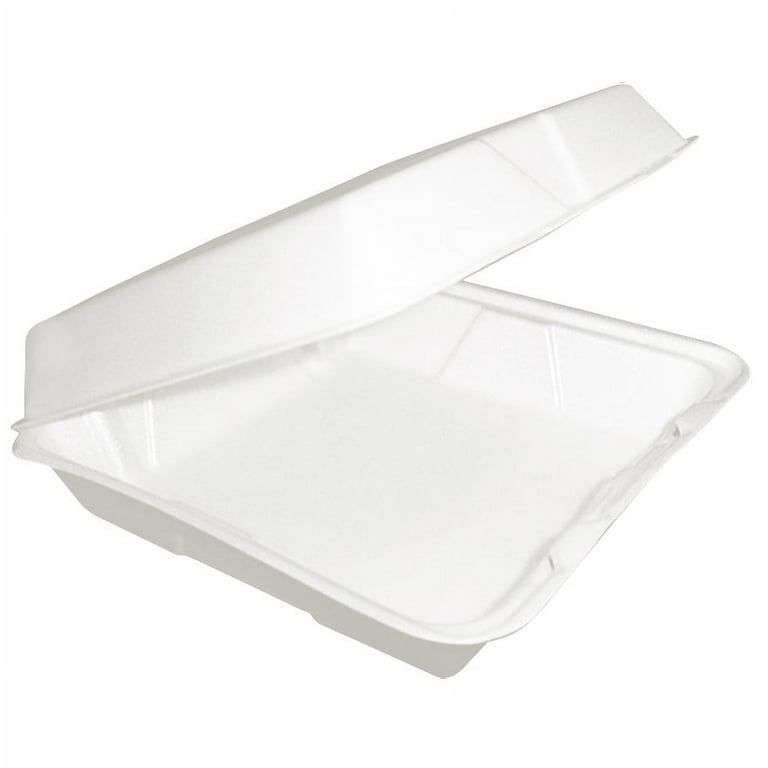 1-Compartment Hinged Foam Container 8