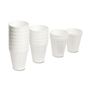Dart Disposable Drinking Cup White Styrofoam 12 oz. 1000 Ct 12J16 