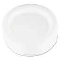 thumbnail image 1 of Dart 9PWQR 9 in. Quiet Classic Laminated Foam Dinnerware Plate - White (500/Carton), 1 of 6