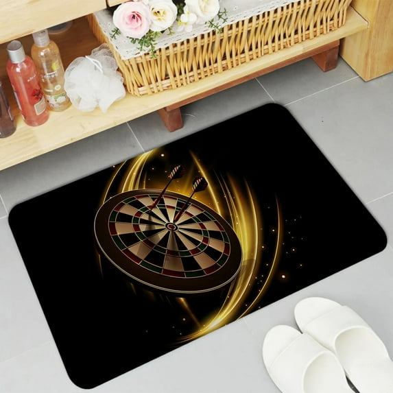 Dart Board Arrow Target Carpet Non-Slip Living Room Hallway Entrance Carpet Sofa Chairs Area Mat Kitchen Bathroom Home r Rug