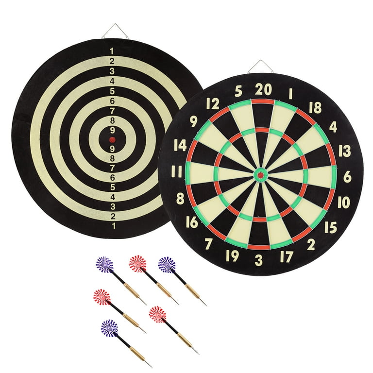 ZYL-YL Dart Board Electronic Darts Target Set with 6 Darts Full