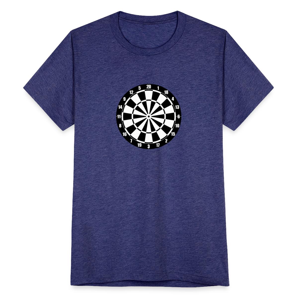Dart Board TShirt Men Women Unisex Tri Blend TShirt