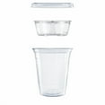 thumbnail image 1 of Dart PF35C1CP Clear Pet Cups With Single Compartment Insert, 12 Oz, Clear, 500/carton, 1 of 2