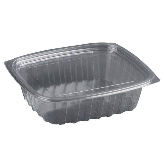 Dart Clear Pack Plastic Rectangle Food Container (No Lids) Clear, 32 oz. | 504/Case