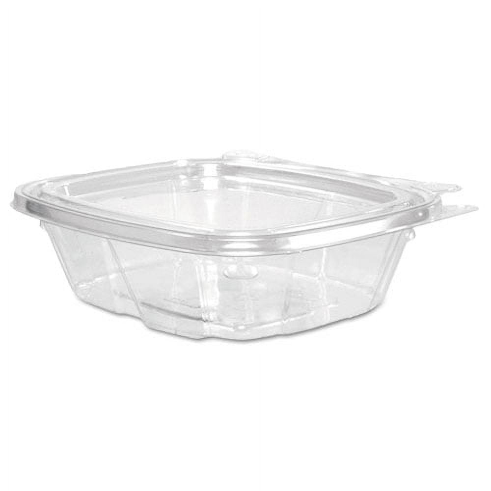 Naturezway Pro Compostable 9 x 9 x 3.2 Take-Out Containers - 200 per Case