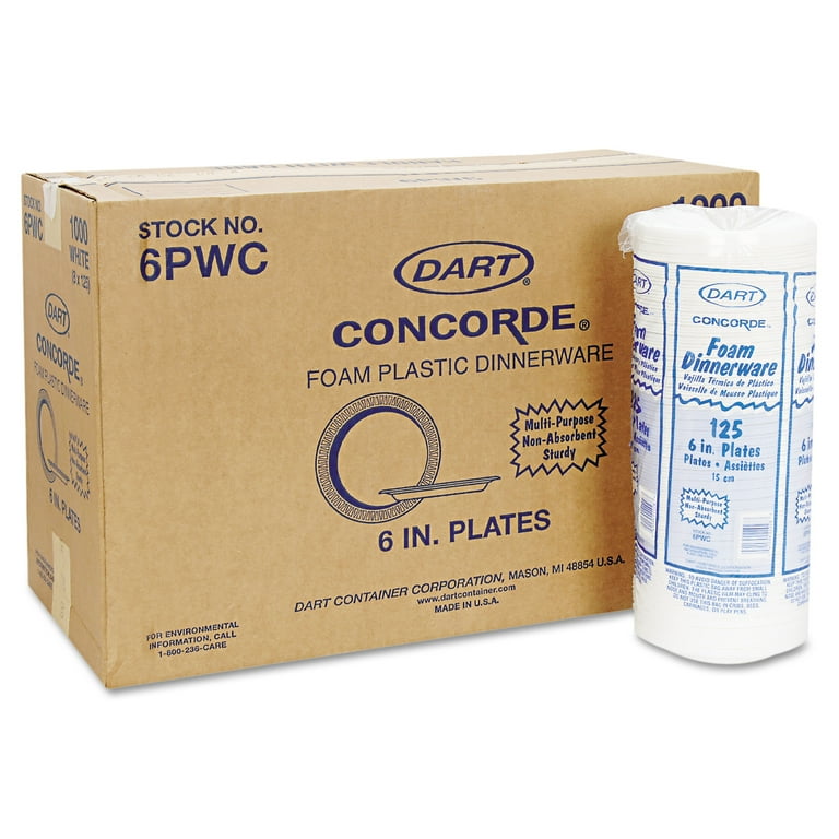 Concorde Foam Plate, 6 Concorde Foam Plate, 6