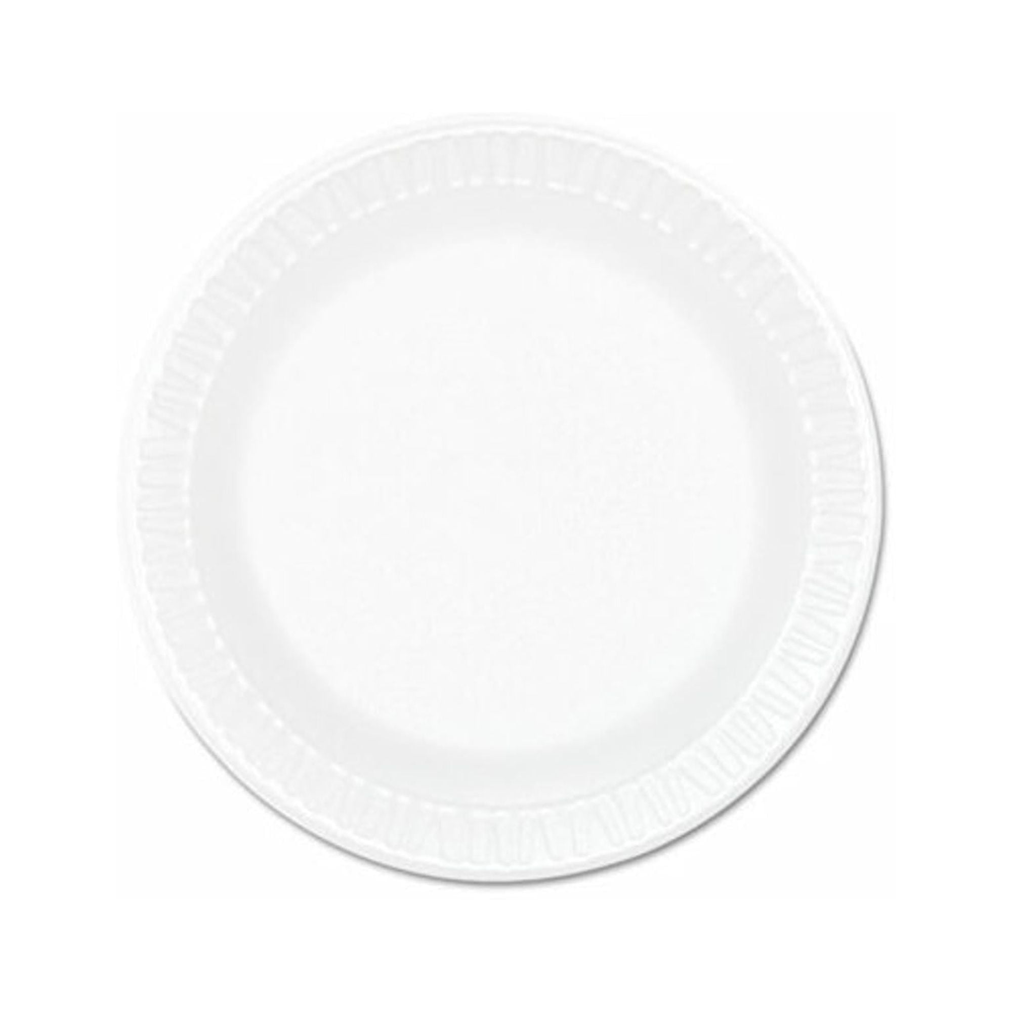 DRC HARDWARE Dart Concorde Foam Plate, 6" dia, White, 1000/Carton (6PWCR)