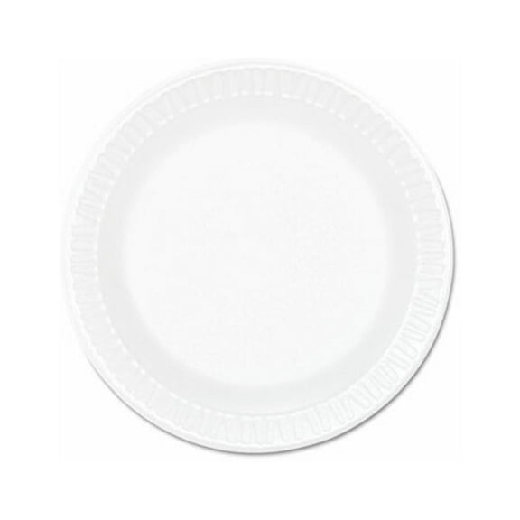 Dart Concorde Foam Plate, 6" dia, White, 1000/Carton (6PWCR)