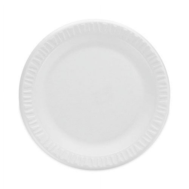 Dart Concorde NonLaminated Foam Plate, 9" dia, 125/Pack, 4 PK/Carton