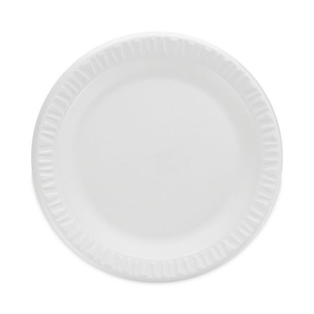 Concorde Non-Laminated Foam Plates 9"Diameter, White, 125/Pack