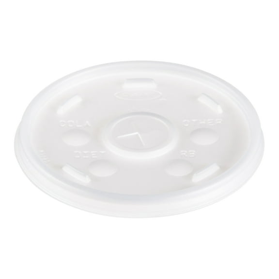 Dart Disposable Drinking Cup Lid Clear Plastic 100 Ct 16SL