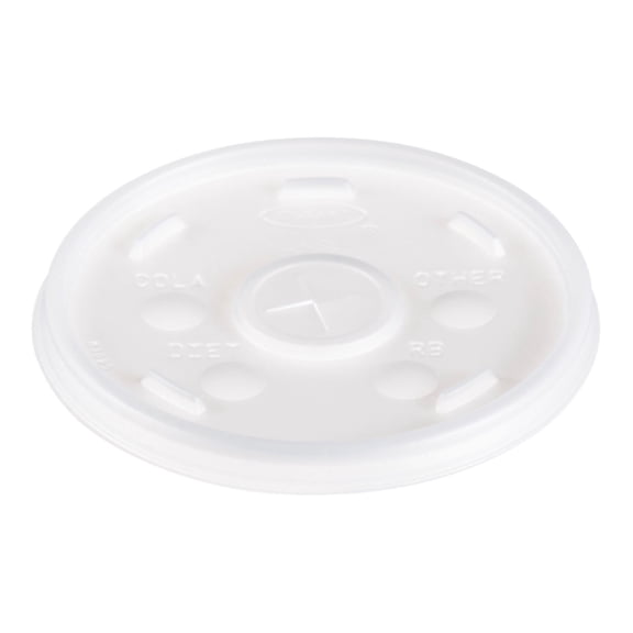 Dart Disposable Drinking Cup Lid Clear Plastic 100 Ct 16SL