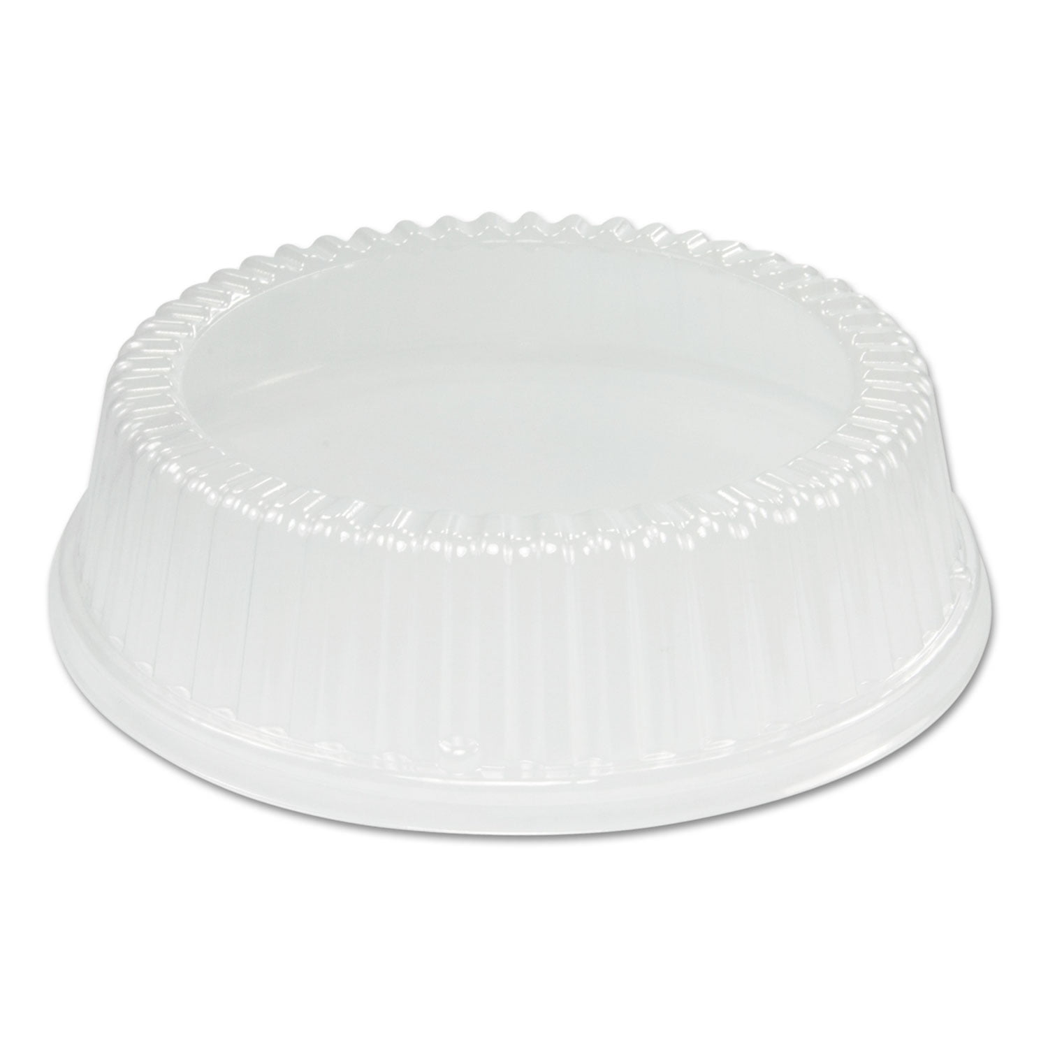 Dart Dome Covers for Use With 9" Foam Plates Clear Plastic 125/Bag 4/Bags Carton CL9P