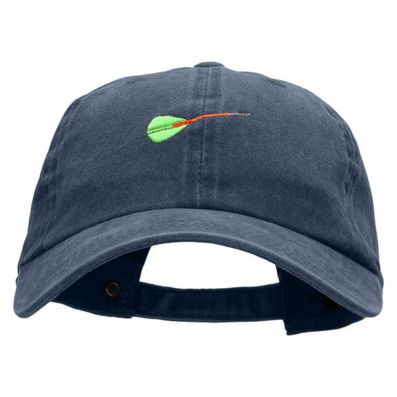 Dart Embroidered Unstructured Cotton Cap - Navy OSFM