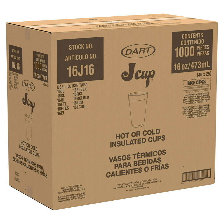 Case-1000 Dart 8 Oz Foam Cup 24-40'S, 1 - Fry's Food Stores