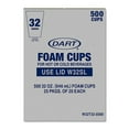 thumbnail image 1 of Dart Foam Cups - 500/32oz, 1 of 8