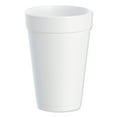 thumbnail image 1 of Dart Foam 16 oz White Drink Cups 25/Bag, 40 Bags/Carton, 1 of 4