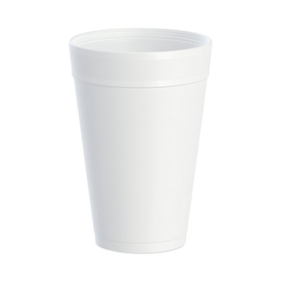 Dart Foam Drink Cups, 32oz, White, 25/Bag, 20 Bags/Carton -DCC32TJ32
