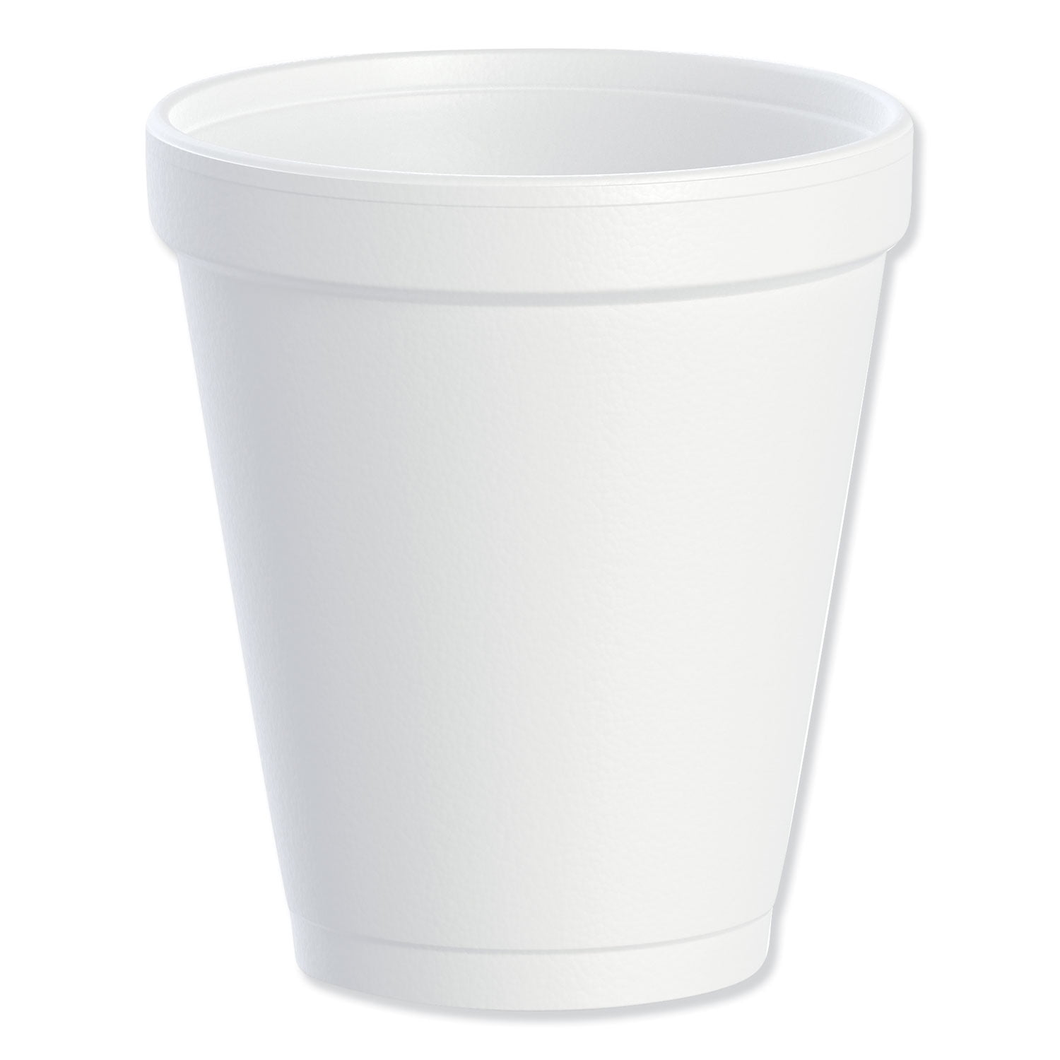 Dart Container 8SJ20 8 oz White Styrofoam Soup Takeout Container - 4  1/4Dia x 2 1/4D