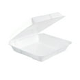 thumbnail image 1 of Dart Foam Hinged Lid Containers, 9.25 x 9.5 x 3, 200/Carton, 1 of 6