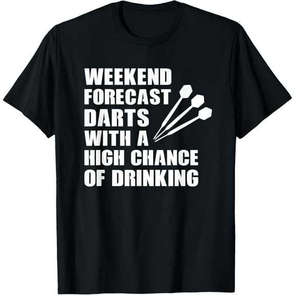 Dart Funny Darts Player Drinking Weekend Gift T-Shirt