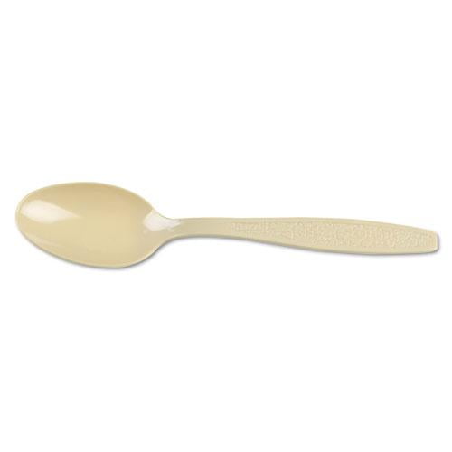 Dart Guildware Cutlery Sweetheart Polystyrene Tableware, Teaspoons, Champagne, 100/Box, 10 Boxes/Carton