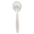 thumbnail image 1 of Dart Guildware Extra Heavyweight Plastic Cutlery Soup Spoons Clear 1000/Carton GDC8SS, 1 of 2