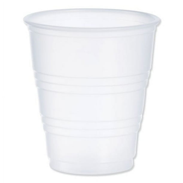Dart High-Impact Polystyrene Cold Cups, 5 oz, Translucent, 100 Cups/Sleeve, 25 Sleeves/Carton, Each